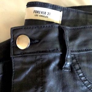 Leather skinny Jeans